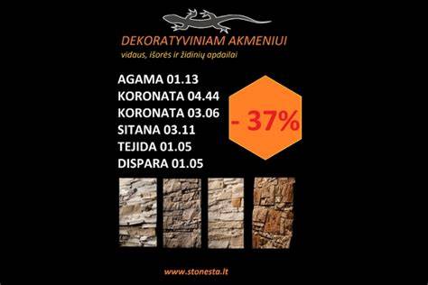 Akmens panelės vidaus ir išorės apdailai