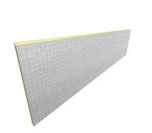 Sandėlis su armuoto ekstrudinio polistireno plokštėmis