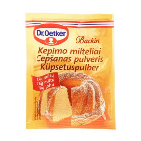 Kepimo milteliai su plastifikatoriais ir konservantais: paveikslėlis