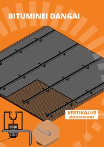 Bituminės dangos montavimo schema
