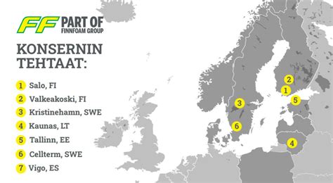 Finnfoam gamykla Suomijoje