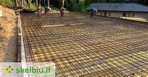 monolitinės perdangos klojimas