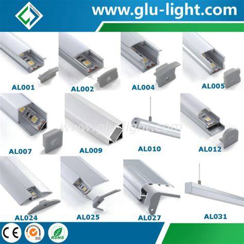 Infografika: LED aliuminio profilų tipų įvairovė ir jų paskirtis