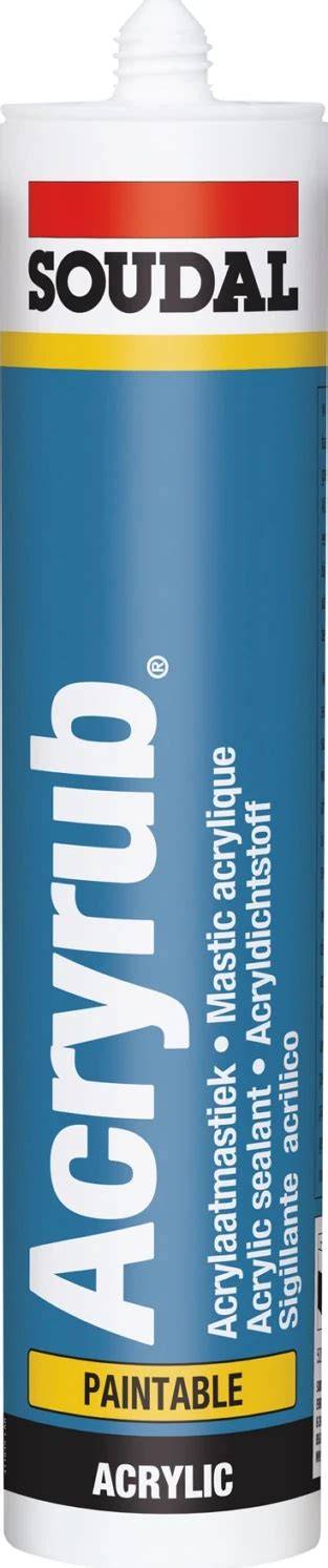 Soudal ACRYRUB 280 ml - pakuotė ir spalva