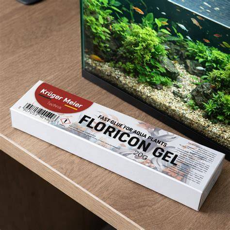 Žingsniai: augalo pritvirtinimas akvariume su Floricon Gel