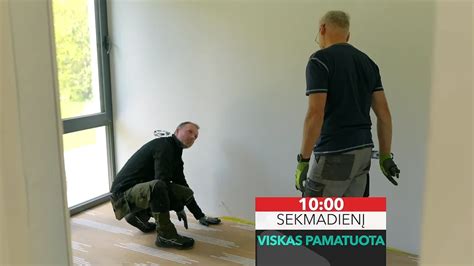 Infografika: grindų montavimo žingsniai