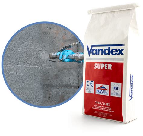 VANDEX SUPER hidroizoliacijos veikimo principas