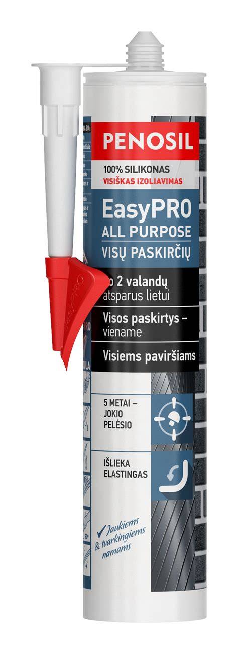 Infografika apie Dozavimą, Lyginimą ir Sienų Sandarinimą su PENOSIL EasyPRO