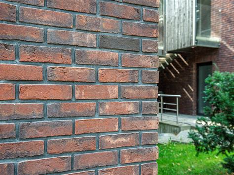 Keraminių plytų sienos vaizdas