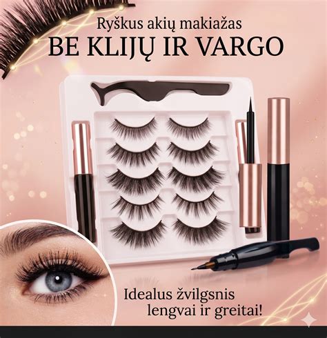 Magnetinių blakstienų paskirtis ir teisingas naudojimas