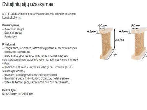 Infografika apie dvitejinės sijos konstrukcijos principus