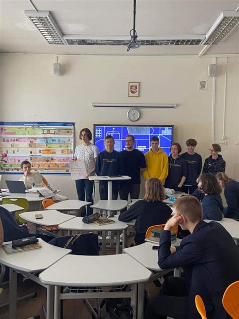 Pamokos apie įtempiamus lynus Kauno įrengimo stende diagramoje