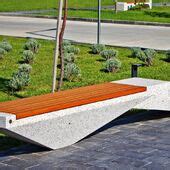 Betoninių lauko suoliukų įvairovė