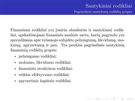 Schema su įmonės finansinių rodiklių analizės principais