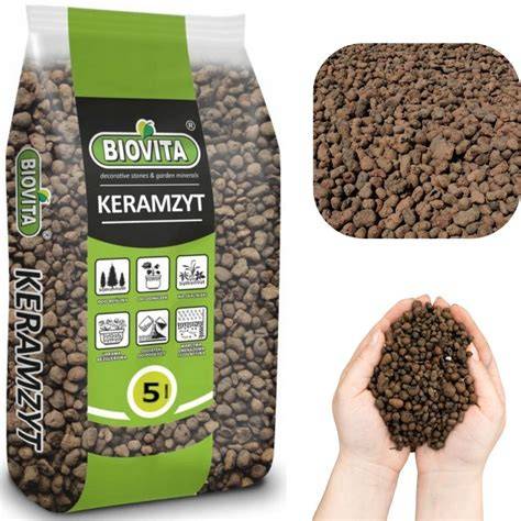 Keramzito pavyzdiniai granulės ir jų dydžiai