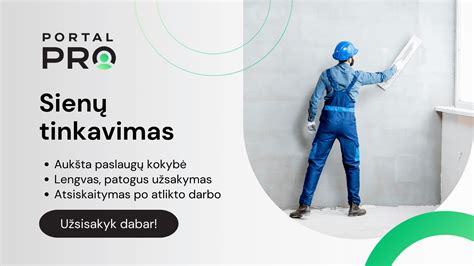 Sienų tinkavimo procesas