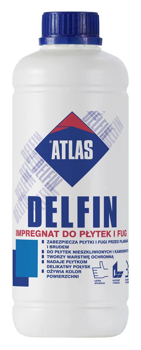 Infografika: kaip tepti plytelių siūlių impregnanto ATLAS DELFIN 250 g