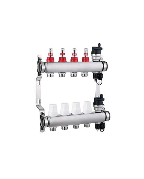 Grindinio šildymo kolektorius su automatiniu srauto reguliavimu