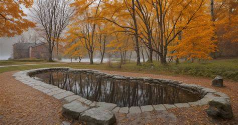 Rudens lapų ir giliukų vaizdai