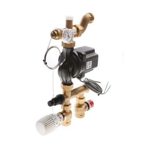 Išmanusis grindinio šildymo pamaišymo mazgas su LCD ekranu