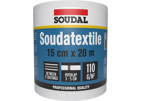 Palyginimas: sandarinimo jungtis be armavimo ir su armavimu Soudal Soudatextile 110 juosta