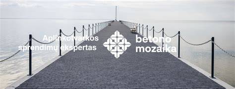 Betono mozaika logotipas, pardavimo padalinio vieta