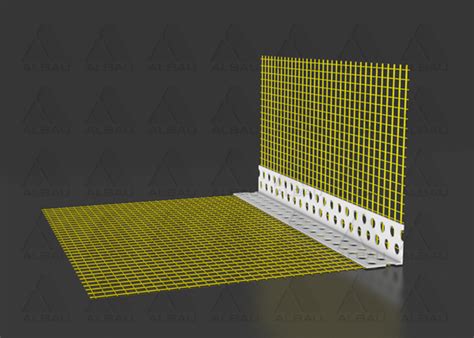 PVC profilis su stiklo audinio tinkleliu