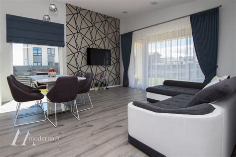 Interjero dizaino idėjos su tapetais