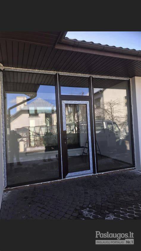 Mapė: miestai ir paslaugų teritorijos, kur teikiamos durų ir langų apdailos paslaugos