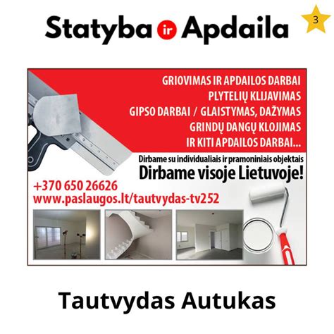 Infografika: vidaus apdailos procesų seka