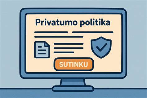 Svetainės privatumo politika ir slapukų informacija
