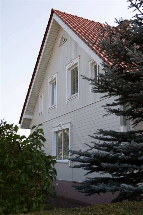 Skandinaviško stiliaus fasadas
