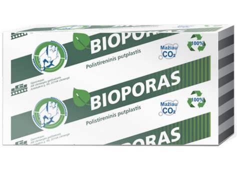 Bioporas - tvarus putplastis fasadų izoliacijai