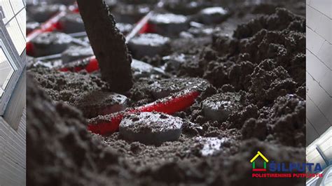 Betonu užliejamos Thermo plokštės su grindinio šildymo vamzdeliais.