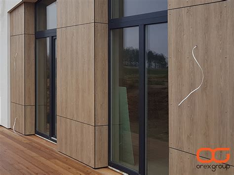 HPL plokščių panaudojimas fasaduose