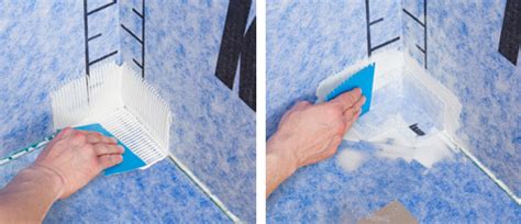 Hidroizoliacinės juostos klojimas kampuose ir siūlėse