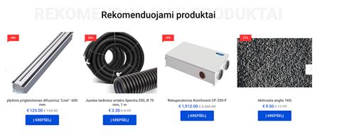 Įvairių tipų hidroizoliacinių juostų pavyzdžiai