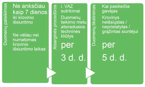 Infografika: kada teikti važtaraščio duomenis i.VAZ