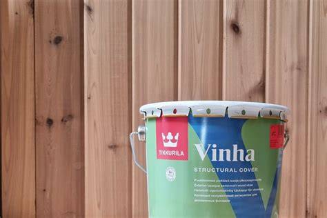 Tikkurila Vinha dažyti mediniai dailylentės fasadai