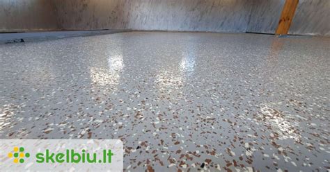 Epoksidinės dangos ant betoninių laiptų pakopų