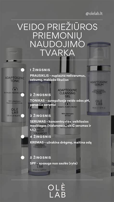 Priežiūros schema: kasdienė priežiūra, valymas neutraliu valikliu, siūlių atnaujinimas