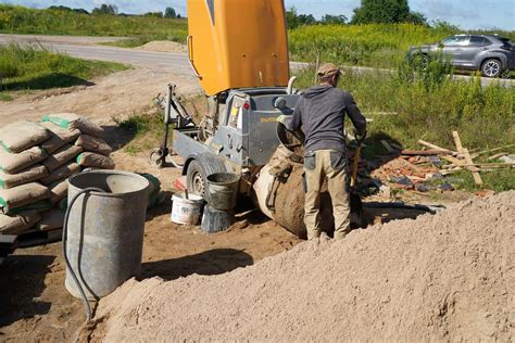 Cemento ir žvyro santykis betono mišinyje