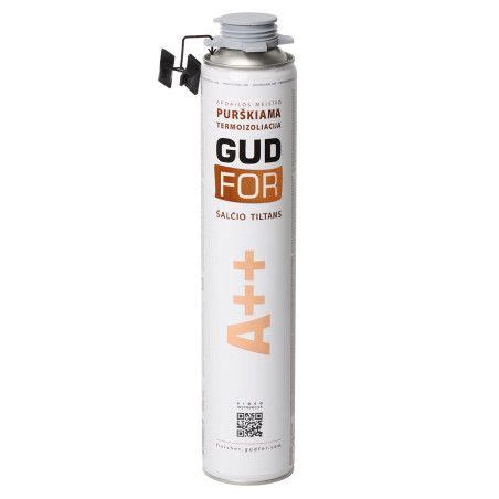Purškiama termoizoliacija GUDFOR A++ ant sudėtingos konstrukcijos
