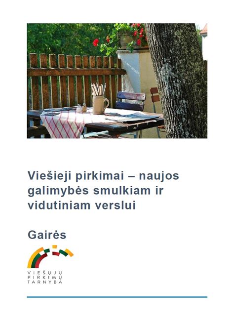 Valdymo ir priežiūros gairės terasoms