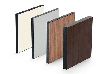 Compact HPL laminato struktūra