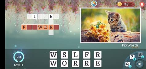 Pixwords Scenes žaidimo pavyzdys