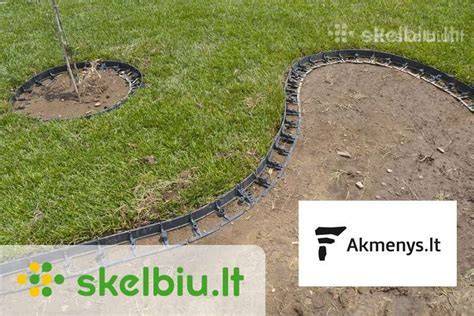 Plastikiniai borteliai sodo ar alpinariumų priežiūrai