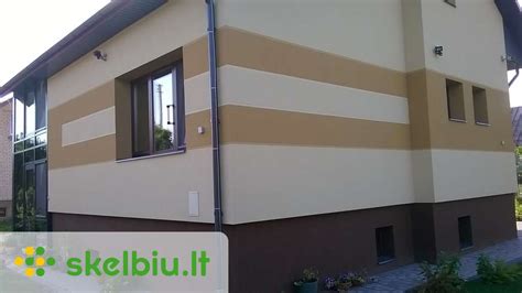 Tinkuoto fasado dažymas