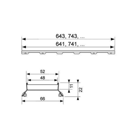TECEdrainline dušo latako grotelės plate II