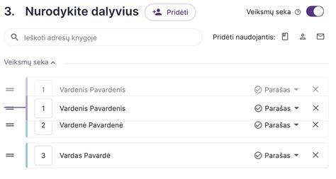 Chart: rekomenduojamas keitimo veiksmų kai kurių dalių seka